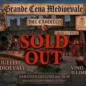 CENA MEDIEVALE AL CASTELLO - SABATO 6 GIUGNO