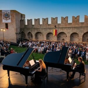 Concerto a Due Pianoforti e Voce - 4 Luglio - M° Ottavia Maria Maceratini e del M° Matteo Fossi -voce di Allì Caracciolo-