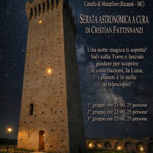 Serata Astronomica dalla Torre all'infinito 19 AGOSTO